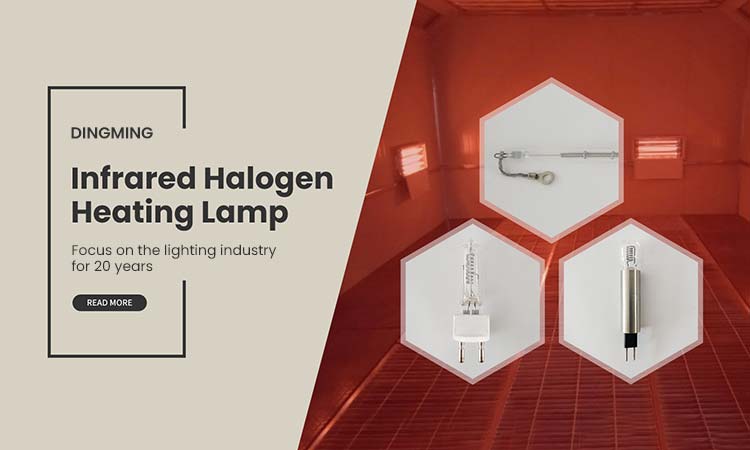Infrared Halogen Heating Lamp
