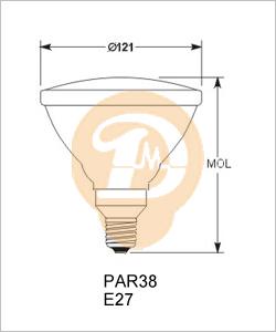 PAR38 Halogen Lamp
