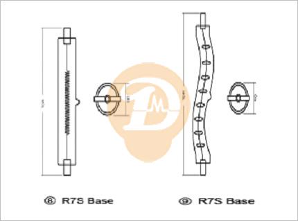 Double Ended Special Halogen Lamp